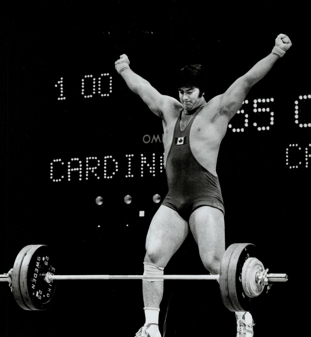 Marc Cardinal wins the super heaveyweight class (IIO and over Kg class)