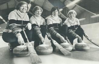 Boulevard Club's Ontario champs (from left) Pat Reid, Sandy Morton, Carmel O'Malley and Lynda Stoyka