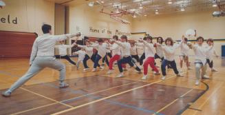 Foiled Again. Mayfield Secondary's fencing squad, recent winners at an Ontario invitational tourney, is a convert to the sharpest new sport on the hig(...)
