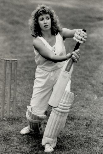 Number one: Linda Gibney is the first woman to play for the Oshawa Cricket Club