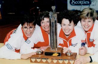 Team Canada. Sandra peterson, Jan Betker, Joan McCusker and Marcia Gudereit
