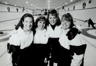 Ontario champs: Corie Beveridge (left), Lisa Rowsell, Kim Gellard and Debbie Green win big