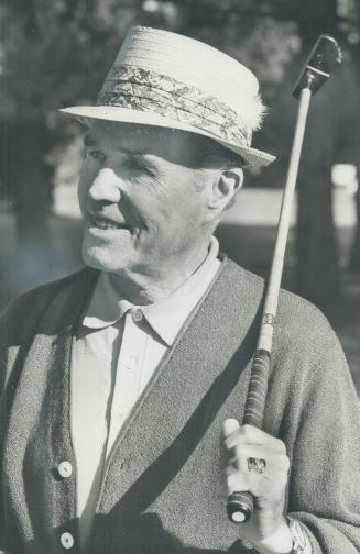 Gordie Brydson just had to go out for another round before testimonial dinner last night at Mississauga Golf Club