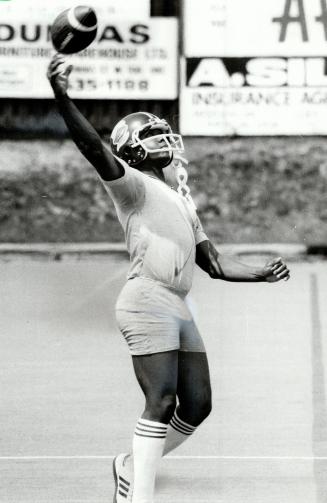 Likes to hit: Feisty Jo Jo Heath, a black belt in Karate, relishes the thought of dishing out punishment to receivers