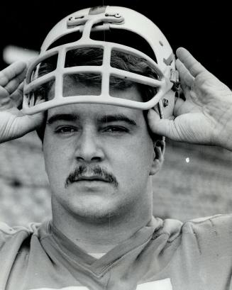 argonaut guard Bob Swift. 'Grey Cup' moustache is growing nicely