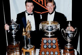 Dave Taylor and Wayne Gretzky
