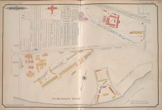 Atlas of the city of Toronto and vicinity from special survey founded on registered plans and showing all building and lot numbers.