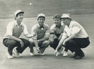 Just call these guys the four aces, These four golfers beat odds of 320,000-to-1 by scoring holes-in-one at the U