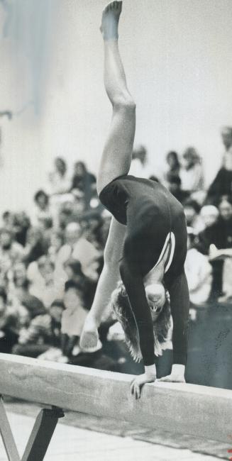 Skill and grace on a balance beam, Showing their Olympic potential, the 35 members of West Scarborough Olympians gymnastics club put on a tow-hour pro(...)