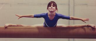 Melissa Cole spends four nights a week after school training for competitive gymnastics