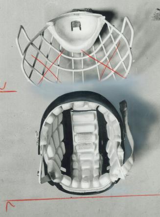 Inside view of two helmets showing complete protection