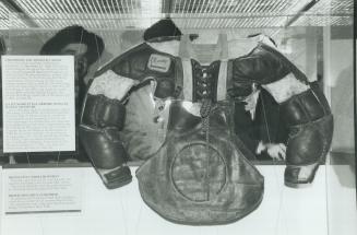 Terry Sawchuk's chest protector