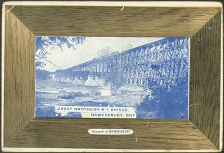 Great Northern R'y [ Railway ] Bridge, Hawkesbury, Ontario Souvenir of Hawkesbury