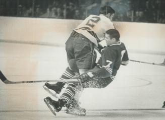 It was rough night for Maple Leafs' Tim Horton at Gardens