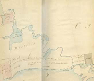 Purchases from the Indians in 1787, the Mohawks land and boundary of the lands of the Mississauga Indians