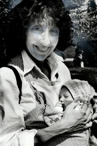 Meet baby Joseph. SCTV Network star Andrea Martin enjoyed Victoria Day at Ontario Place yesterday in the company of her son, 2-week old Joseph