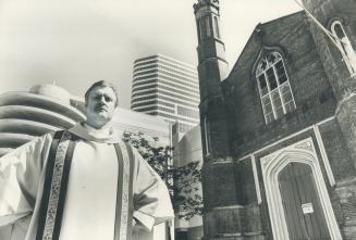 Beleaguered commanding officer of burned-out Holy Trinity Anglican Church, Rev