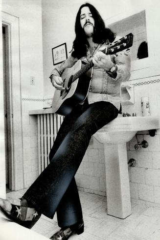Bob McBride, former lead singer for the rock orchestra Lighthouse, says he likes to compose his music while perched on the edge of the bathroom sink because you get great acoustics in there