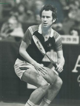 Odds-on favorite: John McEnroe was picked to pocket the singles title by Bjorn Borg even before the first ball was struck at the grass courts at Wimbledon this year