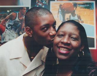 Tracy McGrady and mother Melanise Williford