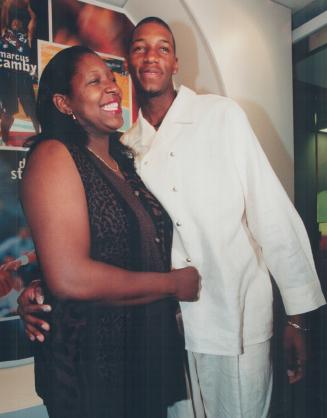 Tracy McGrady and Mother Melnaise Williford