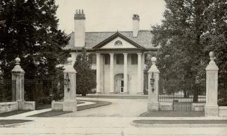 Front and rear views of Mr. R. S. McLaughlin's home, Parkwood, in Oshawa