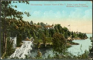 ''Ravenscraig,'' Summer Home of Mrs. T. Eaton, Lake Rosseau, Muskoka Lakes, Canada