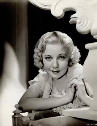 Una Merkel, popular screen comedienne, who has been chosen for supporting roles in several new productions