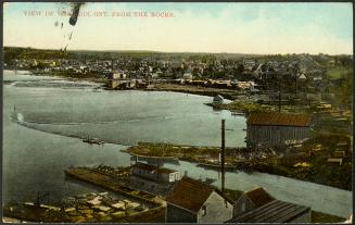 View of Wiarton, Ontario from the Rocks