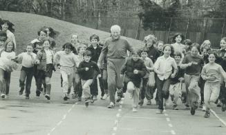 Michener and friends take run at raising money for new playground