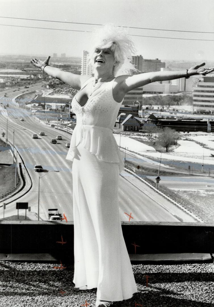 Diamond Lil: Kitty Meredith's bold, brassy personality enlivens the Skyline Hotel, the flagship of the Airport Strip playground