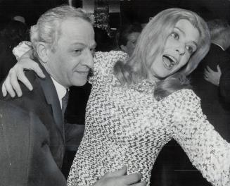 Even though she danced with her husband, Jules Dassin, mercurial Melina Mercouri couldn't resist playing to the gallery at the party last night follow(...)