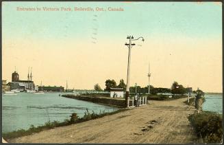 Entrance to Victoria Park, Belleville, Ontario, Canada