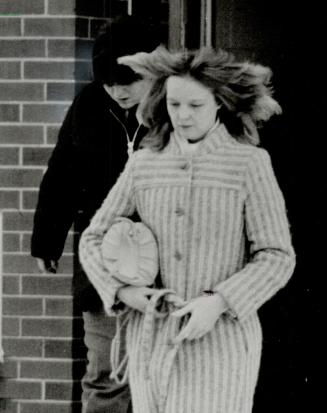 Pregnant woman freed: Karen Mitchell, who refused to testify against her lover and was found guilty of contempt of court, was released from jail yesterday on her own recognizance