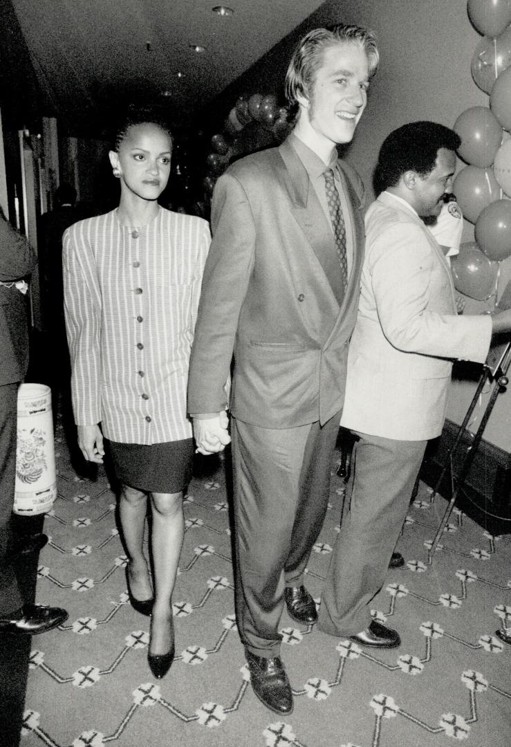 below, Orphans star Matthew Modine arrives with wife Cari, who sports a Giorgio  Armani suit – All Items – Digital Archive : Toronto Public Library