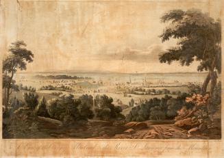 A View of the City of Montreal and the River St