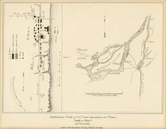 Explanatory Sketch of Coll. Gore's Operations at St. Denis (Quebec), 23rd Novr 1837