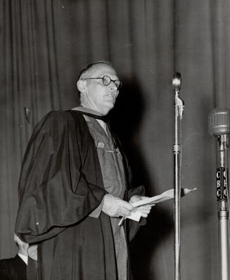 At Dalhousie university, after receiving his degree, Lord Montgomery told the audience that he could not wish to serve with finer soldiers and comrades than Canadians