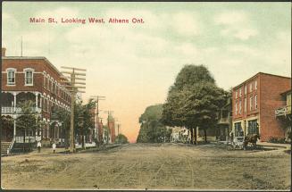 Main Street, Looking West, Athens, Ontario