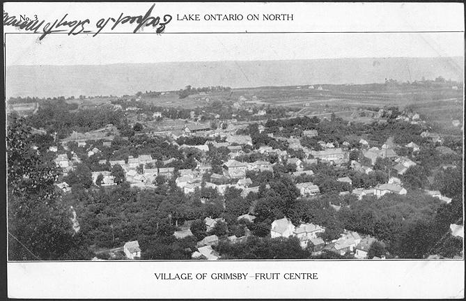 Lake Ontario on North - Village of Grimsby - Fruit Centre