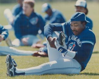 Unlike previous Blue Jay spring camps, this one was much more relaxed, as demonstrated by right fielder Jesse Barfield, below left, who turns the tabl(...)
