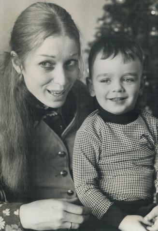 Sylvia Mugford and son