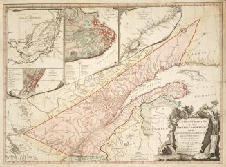A new and correct map of the province of Québec with the adjacent states and provinces, from the French surveys, connected with those made by Captain Carver, and other officers, in His Majesty's service