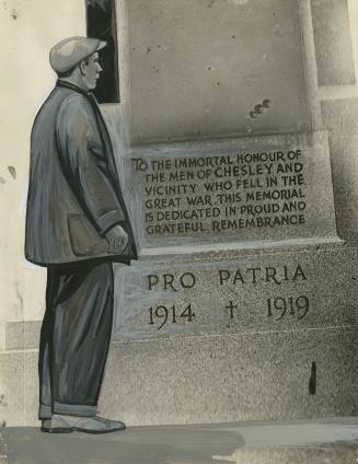 Chesley war memorial (Chesley, Ontario)