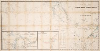 Laurie's map of the North-West Territories shewing the surveys now made, and the railway and other routes thereto