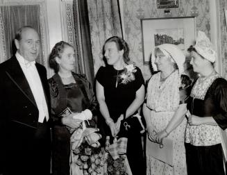 Princess Juliana of the Netherland, a first-rank foe of the Nazis, appears on her visit here with Lieut