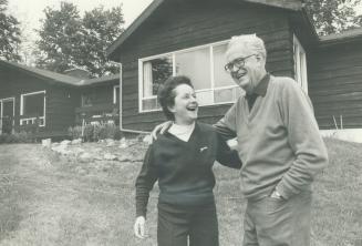 Munro, with wife Stevie, at Albion Hills' farm