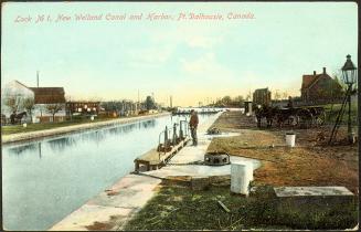 Lock No 1, New Welland Canal and Harbor, Pt