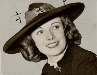 Here for premiere. Anna Neagle, English screen star, who arrived in Toronto today for the premiere of her Hollywood-made film, the story of Nurse Edit(...)