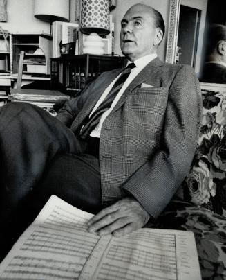 Toronto music man Dr. Boyd Neel. After running the Royal Conservatory he yearns for the podium